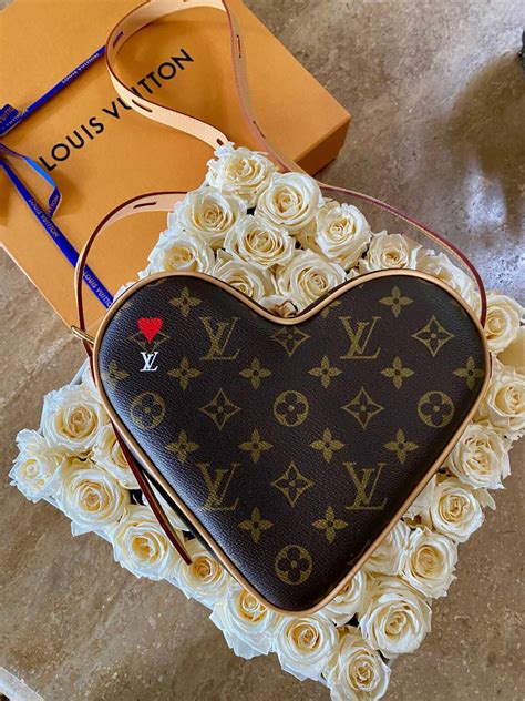 heart shaped lv purse|louis vuitton keep my heart bag.